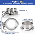 2  Tri Clamp Ferrule Gasket Kit Beer Keg Still Adapter For Distilling 0  0 