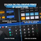 Controller Rane Four 4 Decks 8 5 Jog Wheels Mixer Serato Black Dj Stems Displays