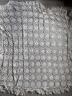 Resale Lot Antique French Knit Crochet Blanket Throw Coverlet Queen True Vintage