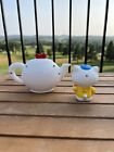 Hello Kitty Sanrio Mcdonalds Happy Meal Toys 2013 Artist 2017 Teapot Set Of 2