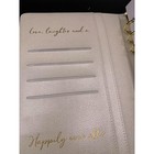 Wedding Planner Book And Organizer For The Bride -faux Leather  Gold Foil