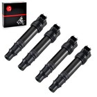 4pcs Ignition Coils For Kawasaki Ninja Zx600 Zx-6rr Zx-6r 2003 - 2018 21171-1282