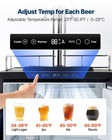 New Beer Kegerator  Triple Tap Home Draft Beer Dispenser New Ball Lock  Full Si