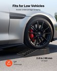 Vevor Car Ramps Low Profile Car Service Ramps 2 Pack 20000 Lbs Gvw 2 6 In Lift
