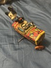 Walt Disney Mickey Mouse Tin Wind-up Car Toy Vehicle  1935 40s Early Tractor