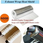 Exhaust Wrap Heat Shield Automotive Aluminum Material Muffler Wrap Insulation 