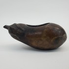Antique Bronze Eggplant Shaped Calligrapher painter s Brush Washer 6 5 