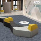 24  X 24  Peel And Stick Carpet Tile  15 Pcs Peel And Stick Carpet Tiles  New 