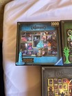 Disney Villainous Jafar  Scar  Ursula   1000 Piece Ravensburger Puzzles Lot 5