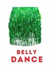 Womens Belly Dance Skirt Tassel Sequin Hip Scarf Skirts Rave Wrap Fringe Cost   
