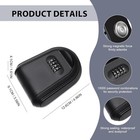 Magnetic Key Box For Under Car With Combination Lock - Waterproof Hide-a-key Hol