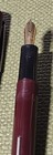 Vintage Osmiroid 65 Fountain Pen Maroon Italic Fine Straight Nib England