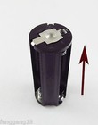 5pcs Black Cylindrical 3 Aaa Plastic Battery Holder Case Box For Flashlight Lamp
