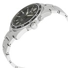 Seiko Kinetic Black Dial Stainless Steel Men s Watch