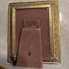 Vintage Metal Filigree Picture Frame Fits 3 25   x4 25     Gold Toned Floral Ornate
