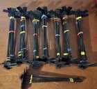 12 Inch Black Metal Slatwall Hardware -  76  Peg Hooks    53  Shelving Brackets