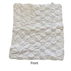 Ikea Lenast Crib Duvet Insert 43x49 White Gray Baby Comforter Euc