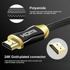 Uhd Hdtv Ultra Hd 2160p 4kx2k Hdr 18 6gbps Gold Plated Hdmi 2 0 Cable
