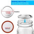 Ball Mason Jar Lids And Rings For Canning - 120 Count - Regular Mouth