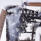 Vintage 1990s Bob Marley Poster Black White Guitar Smiling 33  X 24 
