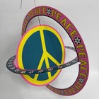 Vintage 1970s Peace Sign Paper Mobile Nos Sealed Allied Psychedelic Flower Power