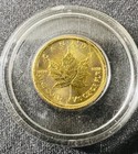 2017 1 10 Oz   9999 Fine Gold Maple Leaf Gold Coin Exquisite Gem Encased