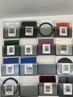 Lot Of 17 Genuine Cokin Lens Filters  Filter Holder   Plus 1 Canon Filter  read 