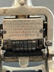 Antique Bates Numbering Machine 6 Wheels Style E Working Wood Handle Usa