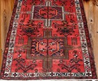 3 5 X 10 1 S Antique Vintage Caucasus Heris Handmade Wool Runner Oriental Carpet