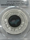 2020-p Australia Silver 1 Oz  Proof Coin Year Of The Mouse Opal Pcgs Pr70 Dcam 