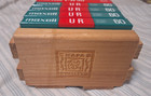 Napa Valley Wood Cassette Crate Includes 12 Brand New Sealed Tapes
