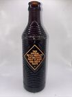 Orange Crush Company Bottle Vtg  Brown Bottle  Orange Label Brown Lettering