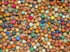        antique 1800s Civil War Era Clay Marbles Lot Of 5 Size  500 1 2    Or - Mint 