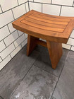 18    The Original Style Asia Teak Shower Bench     Solid Wood Bath Seat
