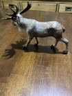 Rare Vintage Real Fur Moose Figurine 