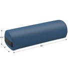 Open Box - 6  Massage Table 3 4 Jumbo Round Bolster Pillow - Head Cushion -blue 