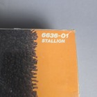 Vtg Red Heart Latch Hook Kit Stallion Horse 6636-01 Coats   Clark Rug Wall Art