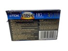 One  1  Tdk Vhs-c Hg Ultimate 30 Camcorder Cassette Blank Video Tape New Sealed