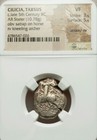 Cicilia  Tarsus Stater Sartap On Horse Ngc Vf 3 5 Ancient Silver Coin  Rare 