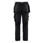 Blaklader 1622 Us Craftsman 4-way Stertch Black Trousers  162216449900 