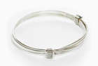 African- Elephant Hair Style Bracelet- Silver- Handmade In Kenya- New