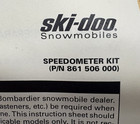 Ski-doo Snowmobile   P  861506000 Speedometer Kit New Old Stock In Box