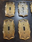 Lot Of 7 Vintage Amerock Carriage House Wall Plate Single Toggle Switch Am03