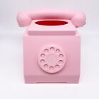 Tissue Box Cover Novelty Retro Pink Telephone Target Bullseye Playground 2024