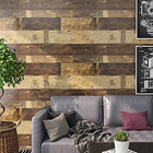 Reclaimed Wood Vinyl Flooring Roll Waterproof Vinyl Plank Flooring On