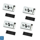 1974-90 For Gm Models Interior Door Panel Pull Strap End Cap   Insert Cover Set