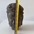 Antique Carved Stone Buddha Statue Estate Find Has A Repair To Ear As-is