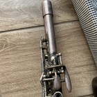 Vintage Pedler Co Metal Clarinet Elkhart Indiana Usa  unknown Condition    Case