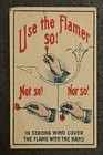 Travelstamps  Sweden Matchbox Label -    use The Flamer So    Small Size