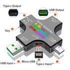    usb Tester Type-c Pd Digital Capacity Meter 8a Voltage Current Monitor Power